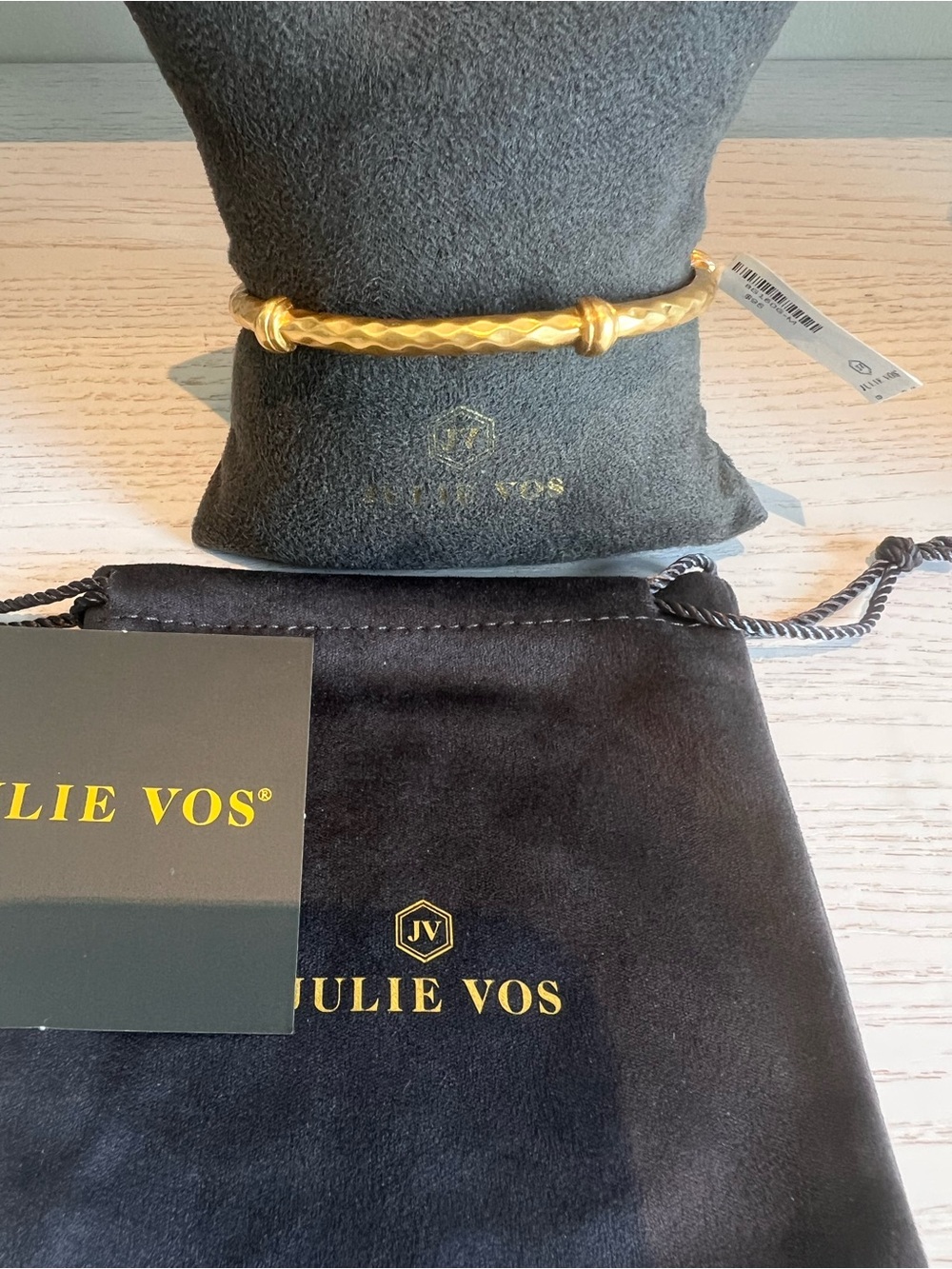 Julie Vos Gold Savannah Bangle- NWT